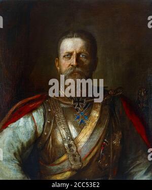 Prince héritier Frederick William (1831-1888), plus tard Frederick III, empereur allemand et roi de Prusse, portrait peint par Franz von Lenbach, vers 1880 Banque D'Images