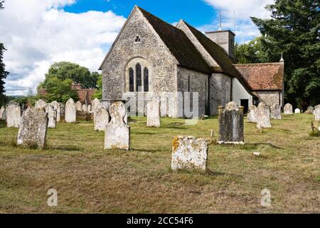 Lieu de sépulture de Florence Nightingale à l'église St Margaret D'Antioch dans le village de Wollow dans le Hampshire Banque D'Images