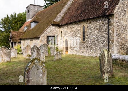 Lieu de sépulture de Florence Nightingale à l'église St Margaret D'Antioch dans le village de Wollow dans le Hampshire Banque D'Images