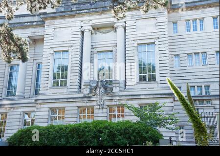 Vue sur Ulster Museum, Belfast, Irlande du Nord, Royaume-Uni Banque D'Images