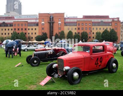 1932 Ford modèle B classe HotRod au Londres 2020 cours à l'honorable Artillerie Company dans la ville de Londres, Royaume-Uni Banque D'Images