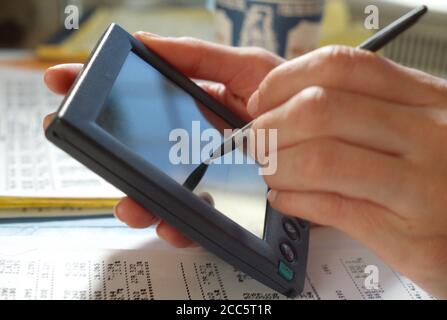 2001 assistant numérique personnel « PDA », États-Unis Banque D'Images