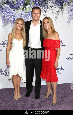 LOS ANGELES - JUL 26 : Cassidy Gifford, Cody Gifford, Kathie Lee Gifford à la Hallmark TCA Summer 2018 Party on the Private Estate le 26 juillet 2018 à Beverly Hills, CA Banque D'Images