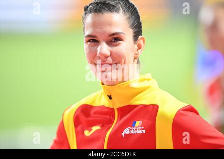 Alina Rotaru (Roumanie). Saut en longueur femmes finale. Championnats du monde d'athlétisme de l'IAAF, Doha 2019 Banque D'Images