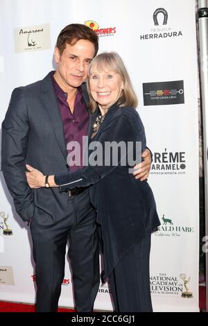 LOS ANGELES - APR 25: Christian LeBlanc, Marla Adams à la réception des nominés d'Emmy de jour de NATAS au Musée Hollywood le 25 avril 2018 à Los Angeles, CA Banque D'Images