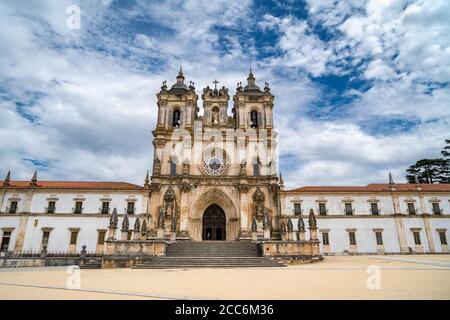 Monastère Santa Maria de Alcobaça, Portugal Banque D'Images