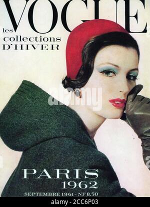 1956 couverture Vogue Banque D'Images