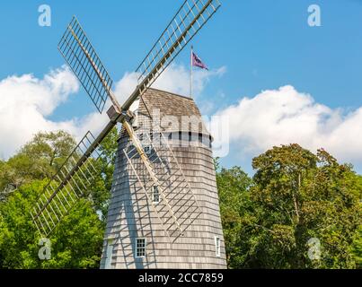 Hook Wind Mill à East Hampton, NY Banque D'Images