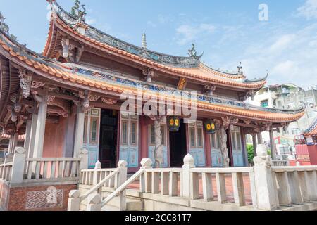 Changhua, Taiwan - Temple confucianiste de Changhua à Changhua, Taïwan. Le temple a été construit à l'origine en 1726. Banque D'Images