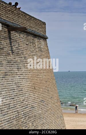 Laolongtou ou « la tête de l'ancien dragon » Banque D'Images