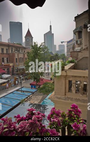 Ville italienne de Tianjin, Chine orientale Banque D'Images