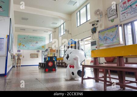 New Taipei City, Taiwan - la gare de Houtong à Ruifang, New Taipei City, Taïwan. Banque D'Images