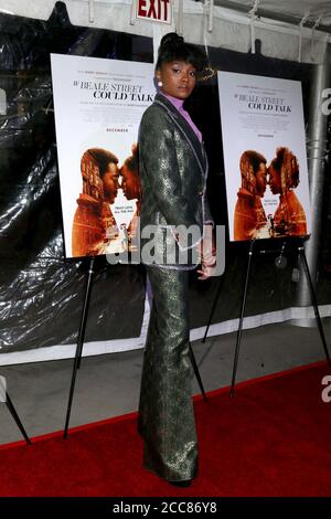 LOS ANGELES - DEC 4: Kiki Layne à la rue If Beale pourrait parler projection à l'ArcLight Hollywood le 4 décembre 2018 à Los Angeles, CA Banque D'Images