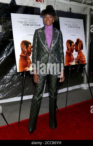 LOS ANGELES - DEC 4: Kiki Layne à la rue If Beale pourrait parler projection à l'ArcLight Hollywood le 4 décembre 2018 à Los Angeles, CA Banque D'Images