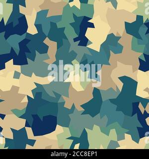 Arrière-plan de camouflage. Classic style vêtements camo masquage répéter l'impression Illustration de Vecteur