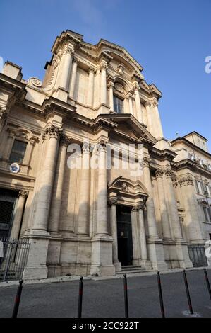 Italie, Rome, église de Santa Maria à Portico à Campitelli (17th siècle) Banque D'Images