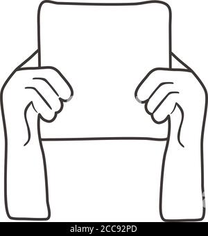 afro hands human protestant avec bannière style icône vecteur conception de l'illustration Illustration de Vecteur