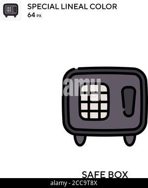 Case à cocher icône spéciale de vecteur de couleur de ligne. Modèle de conception de symbole d'illustration pour élément d'interface utilisateur Web mobile. Illustration de Vecteur