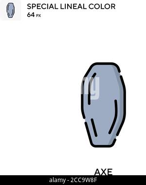 AX icône spéciale de vecteur de couleur de ligne. Modèle de conception de symbole d'illustration pour élément d'interface utilisateur Web mobile. Illustration de Vecteur