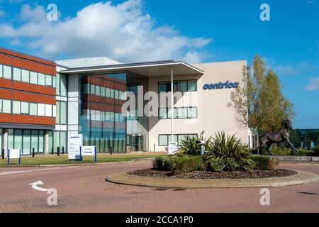 Windsor, Berkshire, Royaume-Uni. 20 août 2020. Le personnel de British Gas, qui fait partie de Centrica, aurait voté en faveur de la grève suite à des propositions visant à « licencier et réembaucher » du personnel sur de nouveaux contrats de travail moins favorables. Le siège social de Centrica au Royaume-Uni est basé à Windsor, dans le Berkshire. Crédit : Maureen McLean/Alay Live News Banque D'Images