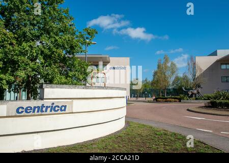 Windsor, Berkshire, Royaume-Uni. 20 août 2020. Le personnel de British Gas, qui fait partie de Centrica, aurait voté en faveur de la grève suite à des propositions visant à « licencier et réembaucher » du personnel sur de nouveaux contrats de travail moins favorables. Le siège social de Centrica au Royaume-Uni est basé à Windsor, dans le Berkshire. Crédit : Maureen McLean/Alay Live News Banque D'Images