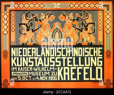 Exposition d'art des Antilles néerlandaises à Krefeld. Musée : COLLECTION PRIVÉE. AUTEUR: JOHAN THORN PRIKKER. Banque D'Images