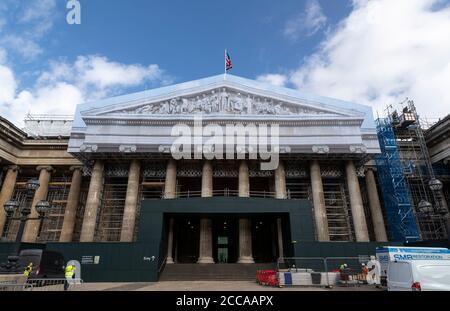 Londres, Royaume-Uni. 20 août 2020. La photo prise le 20 août 2020 montre une vue générale du British Museum à Londres, en Grande-Bretagne. Le musée doit rouvrir le 27 août. Credit: Han Yan/Xinhua/Alay Live News Banque D'Images