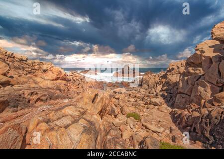 Yallingup Canal Rocks en Australie occidentale Banque D'Images