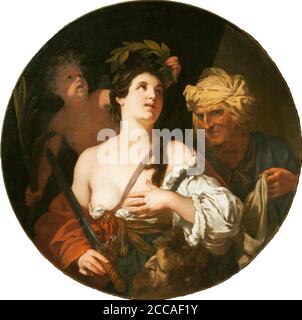 Judith avec le chef de Holofernes. Musée : Musée des Beaux-Arts, Liège. Auteur: Lairesse, Gérard, de. Banque D'Images