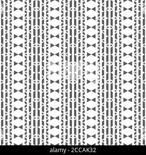 Motif sans couture. Texture géométrique moderne. Répétition régulière de formes verticales avec des triangles. Arrière-plan abstrait texturé. Élément vectoriel de la carte Illustration de Vecteur