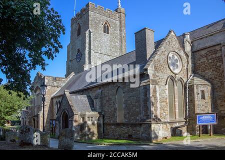 Eglise de St Mary & St Erewythe Folkestone Kent Angleterre Banque D'Images