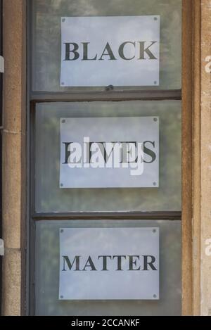 Black Lives Matter Protest, Oxford Banque D'Images