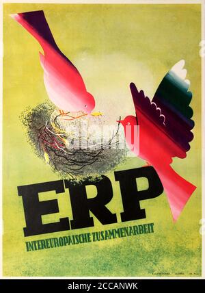 ERP coopération intereuropéenne. Musée : COLLECTION PRIVÉE. Auteur: Rudolf Korunka. Banque D'Images