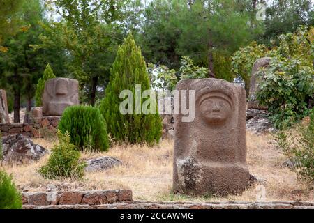 La Turquie, Istanbul, 25 septembre - -2010 - Atelier de Sculpture Yesemek et Carrière est un musée en plein air et site archéologique dans la province de Gaziantep, T Banque D'Images