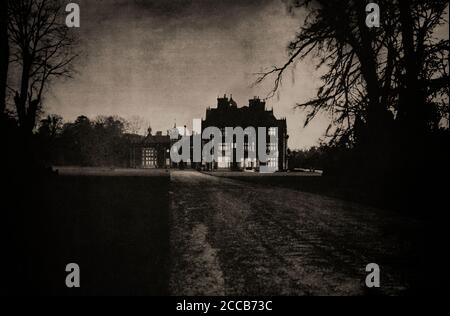 Sandringham House à Norfolk, d'où le 17 janvier 1936, il a été annoncé que le roi George V était mal avec un froid. Banque D'Images