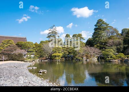 Kyoto, Japon - Palais impérial de Kyoto (Kyoto Gosho) à Kyoto, Japon. Ancien palais au pouvoir de l'empereur du Japon. Banque D'Images