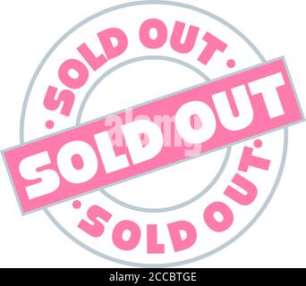 Illustration vectorielle en tampon en caoutchouc vendue sur fond blanc. Tampon en caoutchouc vendu. Empreinte vendue. Timbre rouge vendu. Illustration de Vecteur