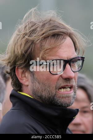 16 janvier 2014, la Manga, Espagne. Formation Borussia Dortmund. Entraîneur-chef Jurgen Klopp photo de Tony Henshaw Banque D'Images