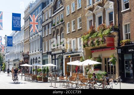 King Street, Covent Garden, Cité de Westminster, Grand Londres, Angleterre, Royaume-Uni Banque D'Images