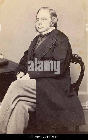 JOHN BRIGHT(1811-1889) radical et politicien anglais Banque D'Images