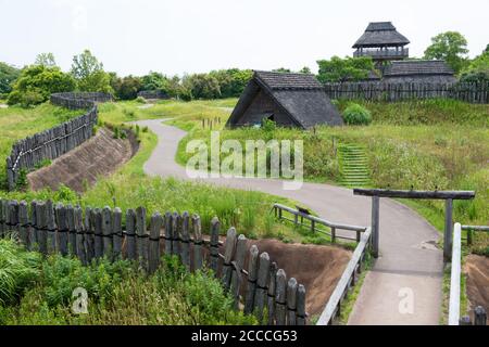 Saga, Japon - Parc historique de Yoshinogari à Yoshinogari, Saga, Japon. Banque D'Images