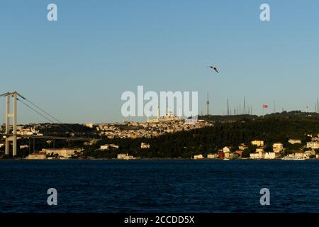 Asie de la partie européenne d'Istanbul Banque D'Images