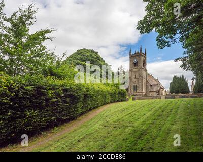 L'église Saint-Paul et Sainte-Marguerite à Nidd Près de Harrogate North Yorkshire England Banque D'Images