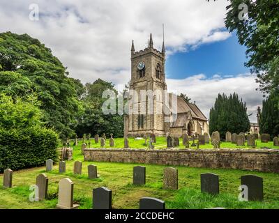 L'église Saint-Paul et Sainte-Marguerite à Nidd Près de Harrogate North Yorkshire England Banque D'Images