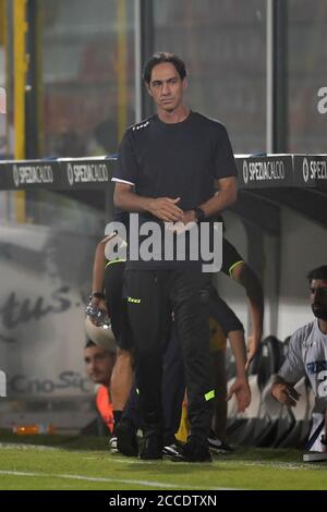 Alessandro Nesta Coach (Frosinone) pendant le match italien 'erie B Jouez entre Spezia 0-1 Frosinone au stade Alberto Picco le 20 août 2020 à la Spezia, en Italie. Credit: Maurizio Borsari/AFLO/Alay Live News Banque D'Images