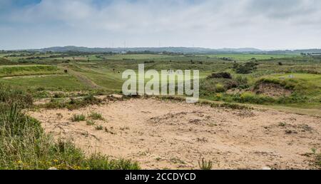 WAUN -y - mer - KENFIG - PAYS DE GALLES 21 AOÛT : parcours de golf Pyle & Kenfig, Bridgend, pays de Galles le 21 août 2020. Photo de Gary Mitchell Banque D'Images