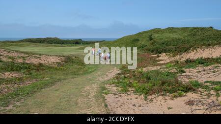 WAUN -y - mer - KENFIG - PAYS DE GALLES 21 AOÛT : parcours de golf Pyle & Kenfig, Bridgend, pays de Galles le 21 août 2020. Photo de Gary Mitchell Banque D'Images