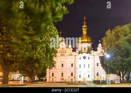 Kiev (Kiev), Cathédrale de Dormition, à Pechersk Lavra (Monastère des grottes), monastère chrétien orthodoxe historique à Kiev, Ukraine Banque D'Images