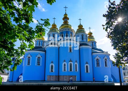 Kiev (Kiev), Monastère Golden-Domed de Saint-Michel, cathédrale de Kiev, Ukraine Banque D'Images