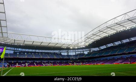 Saint-Sébastien, Espagne. 21 août 2020. Vue générale de l'intérieur du stade Reale Arena pendant le match de football de la Ligue des champions de l'UEFA (quart de finale) entre Glasgow City et VfL Wolfsburg. Daniela Porcelli/SPP crédit: SPP Sport presse photo. /Alamy Live News Banque D'Images